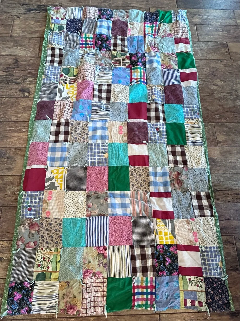 Handmade Vintage Patchwork Quilt Cozy Cottagecore